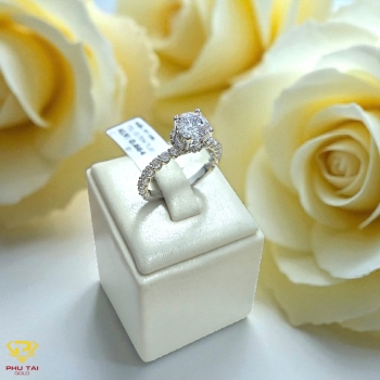 Nhẫn nữ vàng trắng (mã NVT 5511)